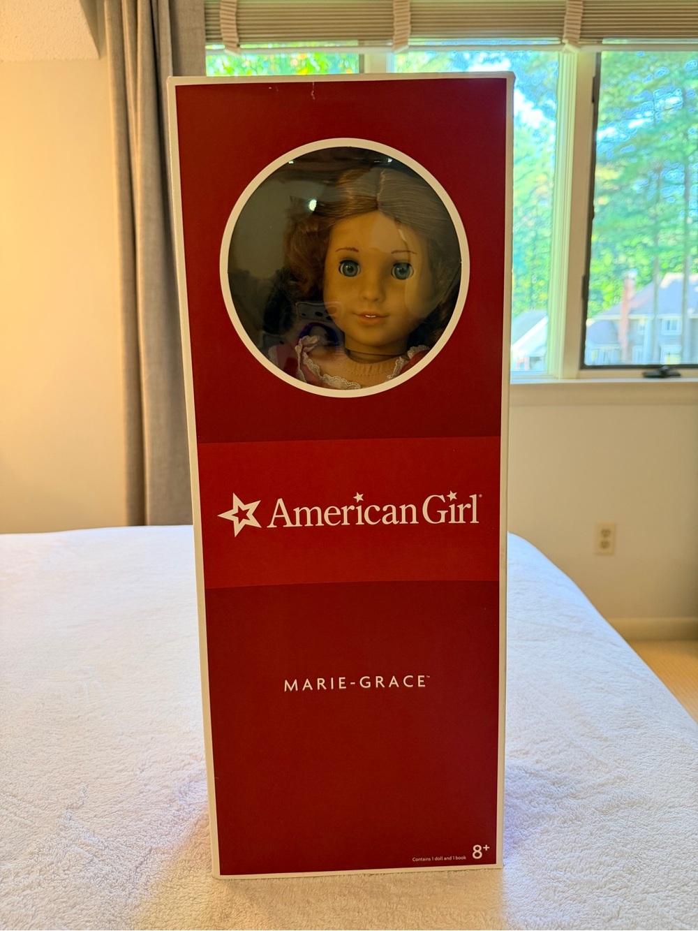 American Girl Marie-Grace Doll with Original Box, Book & Hat
